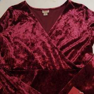 Crushed velvet dress, bell sleeves, hippie, boho